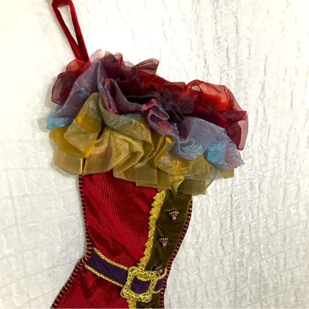 Luxurious Red Christmas Stocking